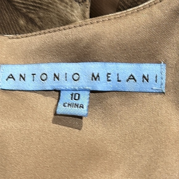 Antonio Melani Silk Abstract Print Dress Size 10 - EUC - Picture 5 of 6